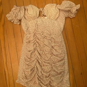 MABLE pink and white dress. So cute